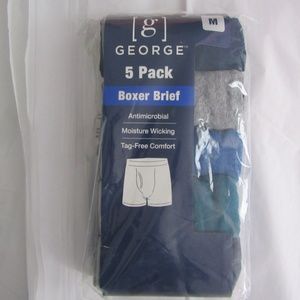 BNIB George 5 pack boxer brief